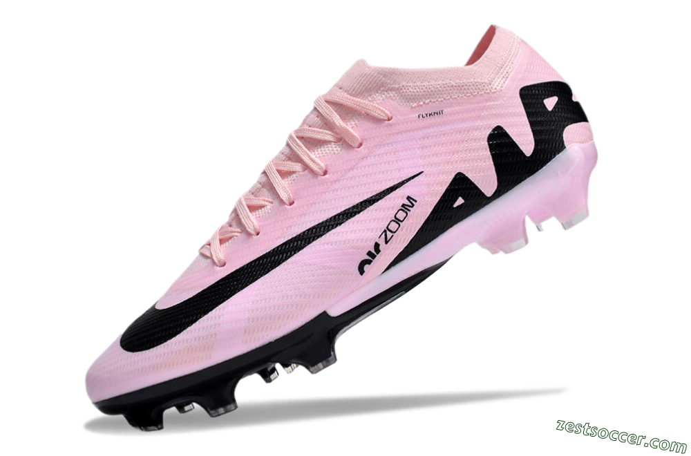 Nike Air Zoom Mercurial Vapor 15 Elite FG Low-Tops Soccer Cleats - Pink/Black 5