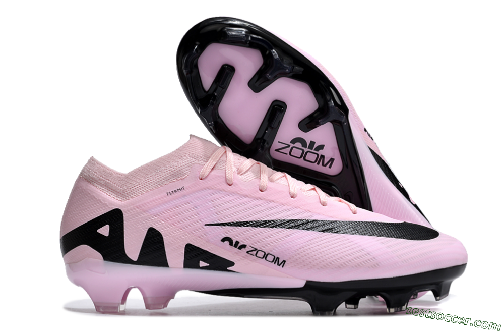 Nike Air Zoom Mercurial Vapor 15 Elite FG Low-Tops Soccer Cleats - Pink/Black 0