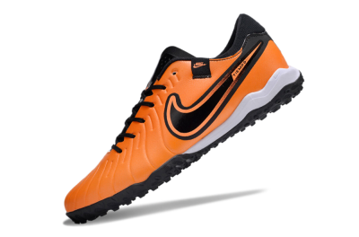 Nike Tiempo Legend 10 Pro TF Low-Tops Soccer Shoes - Orange/Black/White