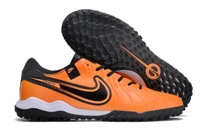 Nike Tiempo Legend 10 Pro TF Low-Tops Soccer Shoes - Orange/Black/White