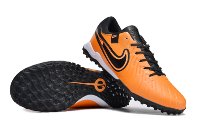 Nike Tiempo Legend 10 Pro TF Low-Tops Soccer Shoes - Orange/Black/White