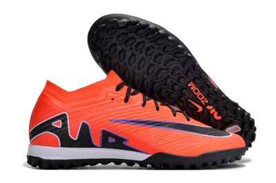 Nike Air Zoom Mercurial Vapor 15 Elite TF Low-Tops Soccer Shoes - Red/Purple/Black