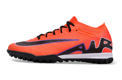 Nike Air Zoom Mercurial Vapor 15 Elite TF Low-Tops Soccer Shoes - Red/Purple/Black