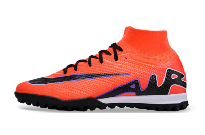 Nike Air Zoom Mercurial Superfly 9 Elite TF High-Tops Soccer Shoes - Red/Purple/Black