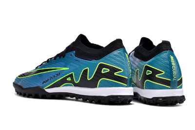 Nike Air Zoom Mercurial Vapor 15 Elite TF Low-Tops Soccer Shoes - Blue/Yellow/Black
