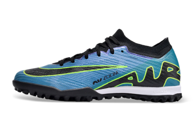Nike Air Zoom Mercurial Vapor 15 Elite TF Low-Tops Soccer Shoes - Blue/Yellow/Black