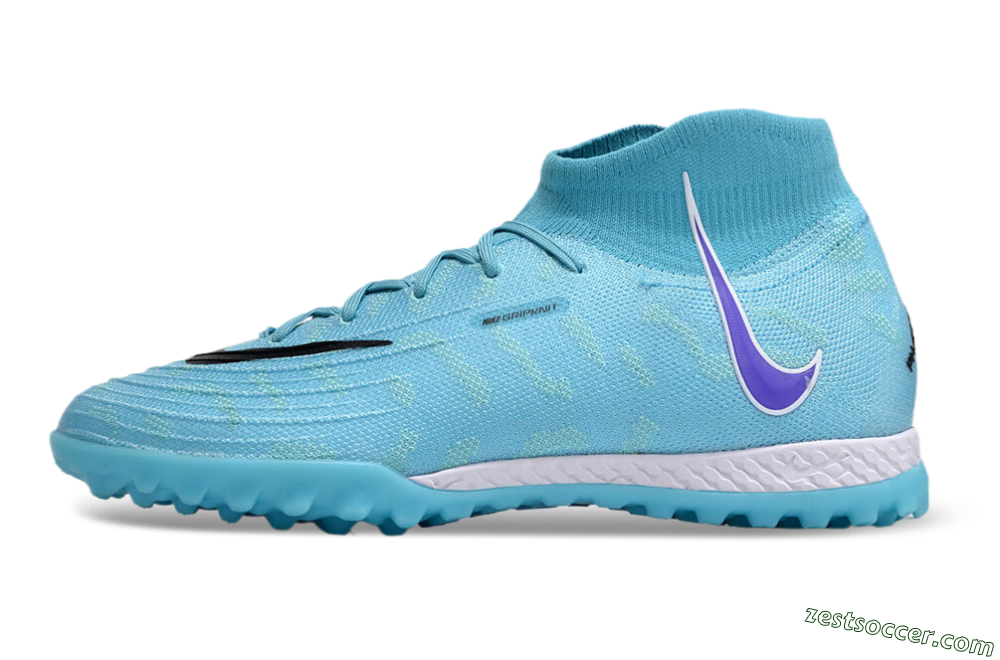 Nike Phantom Luna 2 Elite TF High-Tops Soccer Shoes - Jade/Purple/Black/White 2