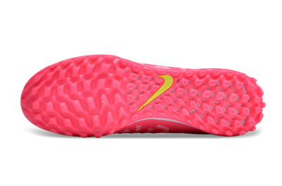 Nike Phantom Luna 2 Elite TF High-Tops Soccer Shoes - Pink/Silver/White