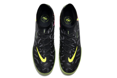 Nike Phantom Luna 2 Elite TF High-Tops Soccer Shoes - Black/Yellow/Pink