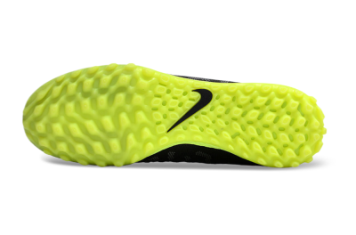 Nike Phantom Luna 2 Elite TF High-Tops Soccer Shoes - Black/Yellow/Pink