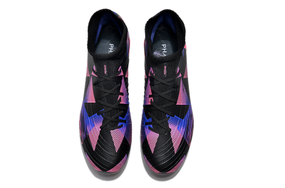 Nike Phantom Luna Elite FG High-Tops Soccer Cleats - Black/Pink/Blue/Orange