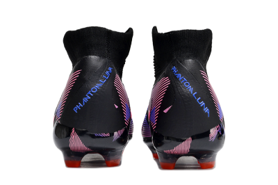Nike Phantom Luna Elite FG High-Tops Soccer Cleats - Black/Pink/Blue/Orange