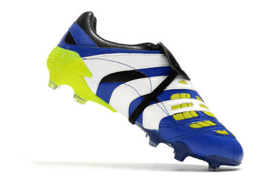 Adidas Predator Accelerator Electricity FG Low-Tops Soccer Cleats - Blue/White/Yellow