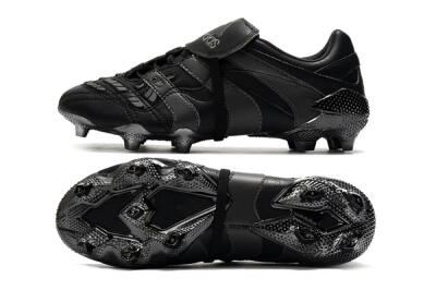 Adidas Predator Accelerator Electricity FG Low-Tops Soccer Cleats - Black/Grey/Gold