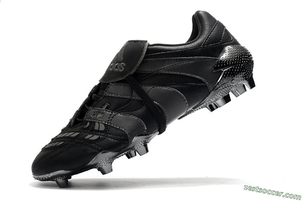 Adidas Predator Accelerator Electricity FG Low-Tops Soccer Cleats - Black/Grey/Gold 5
