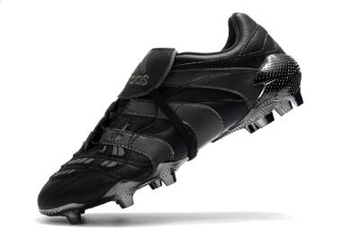 Adidas Predator Accelerator Electricity FG Low-Tops Soccer Cleats - Black/Grey/Gold