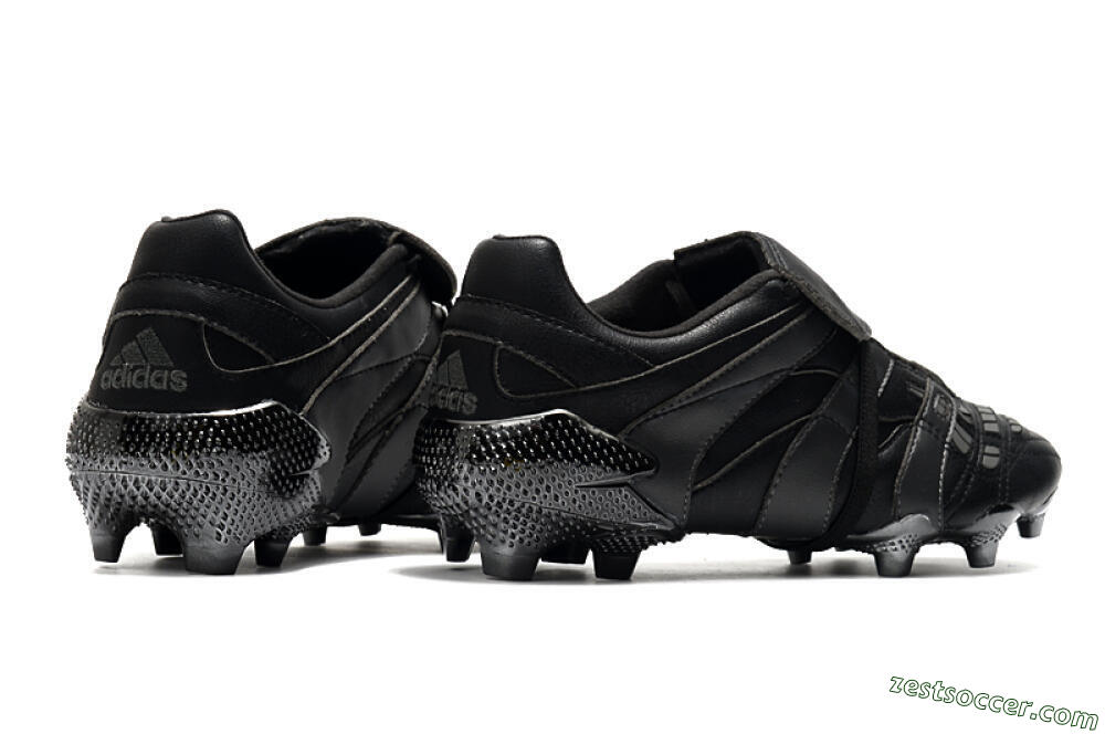 Adidas Predator Accelerator Electricity FG Low-Tops Soccer Cleats - Black/Grey/Gold 6