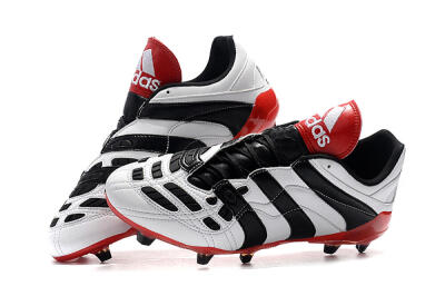 Adidas Predator Accelerator Electricity FG Low-Tops Soccer Cleats - White/Black/Red