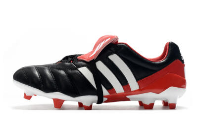 Adidas Predator Mania FG Low-Tops Soccer Cleats - Black/White/Red