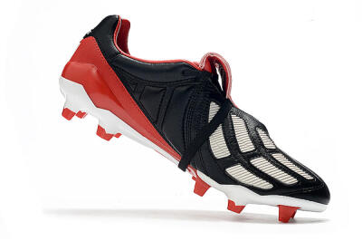 Adidas Predator Mania FG Low-Tops Soccer Cleats - Black/White/Red