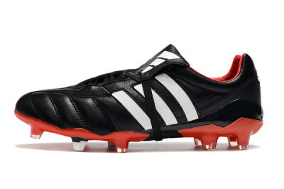 Adidas Predator Mania FG Low-Tops Soccer Cleats - Black/White/Red