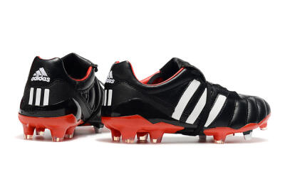 Adidas Predator Mania FG Low-Tops Soccer Cleats - Black/White/Red
