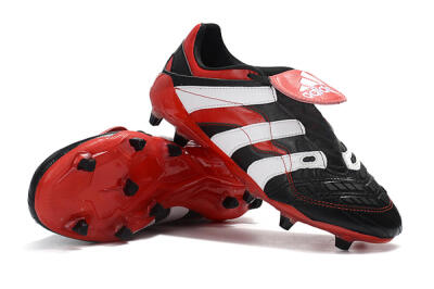 Adidas Predator Accelerator Electricity FG Low-Tops Soccer Cleats - Black/Red/White