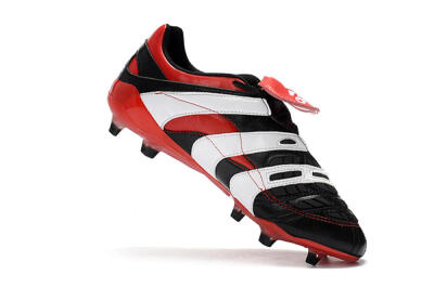 Adidas Predator Accelerator Electricity FG Low-Tops Soccer Cleats - Black/Red/White