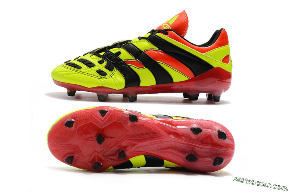 Adidas Predator Accelerator Electricity FG Low-Tops Soccer Cleats - Yellow/Red/Black 1