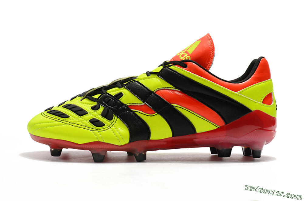 Adidas Predator Accelerator Electricity FG Low-Tops Soccer Cleats - Yellow/Red/Black 2