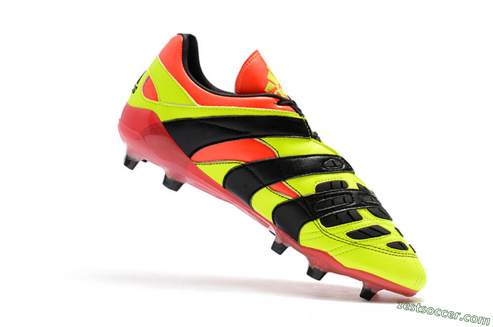 Adidas Predator Accelerator Electricity FG Low-Tops Soccer Cleats - Yellow/Red/Black 7