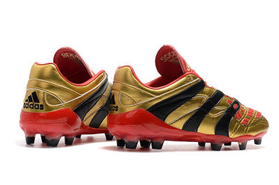 Adidas Predator Accelerator Electricity FG Low-Tops Soccer Cleats - Gold/Red/Black