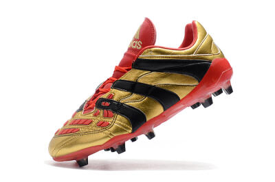 Adidas Predator Accelerator Electricity FG Low-Tops Soccer Cleats - Gold/Red/Black