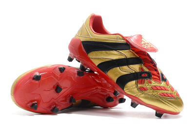 Adidas Predator Accelerator Electricity FG Low-Tops Soccer Cleats - Gold/Red/Black