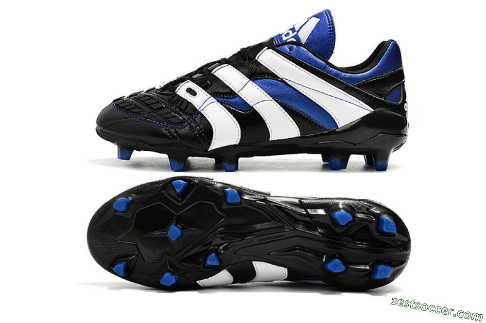 Adidas Predator Accelerator Electricity FG Low-Tops Soccer Cleats - Black/Blue/White 1
