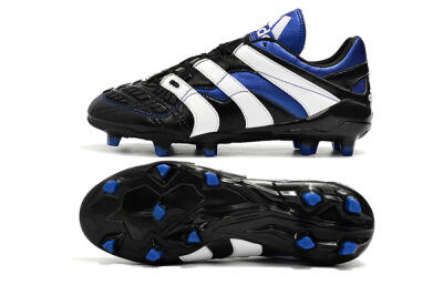 Adidas Predator Accelerator Electricity FG Low-Tops Soccer Cleats - Black/Blue/White