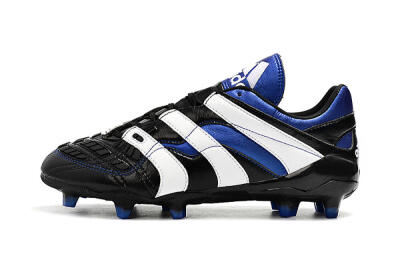 Adidas Predator Accelerator Electricity FG Low-Tops Soccer Cleats - Black/Blue/White
