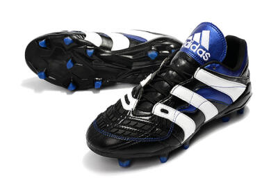 Adidas Predator Accelerator Electricity FG Low-Tops Soccer Cleats - Black/Blue/White