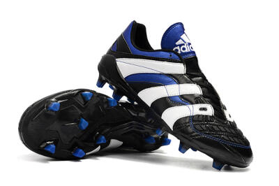 Adidas Predator Accelerator Electricity FG Low-Tops Soccer Cleats - Black/Blue/White