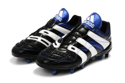Adidas Predator Accelerator Electricity FG Low-Tops Soccer Cleats - Black/Blue/White