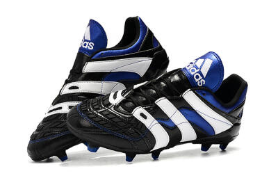 Adidas Predator Accelerator Electricity FG Low-Tops Soccer Cleats - Black/Blue/White