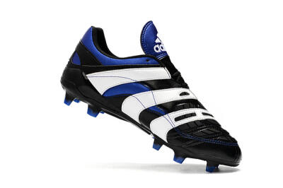 Adidas Predator Accelerator Electricity FG Low-Tops Soccer Cleats - Black/Blue/White