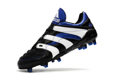 Adidas Predator Accelerator Electricity FG Low-Tops Soccer Cleats - Black/Blue/White