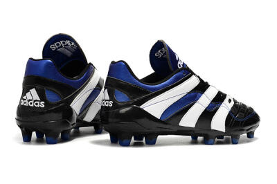 Adidas Predator Accelerator Electricity FG Low-Tops Soccer Cleats - Black/Blue/White