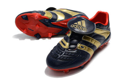 Adidas Predator Accelerator Electricity FG Low-Tops Soccer Cleats - Blue/Gold/Red