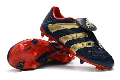 Adidas Predator Accelerator Electricity FG Low-Tops Soccer Cleats - Blue/Gold/Red