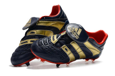 Adidas Predator Accelerator Electricity FG Low-Tops Soccer Cleats - Blue/Gold/Red