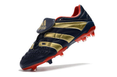 Adidas Predator Accelerator Electricity FG Low-Tops Soccer Cleats - Blue/Gold/Red