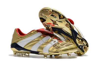 Adidas Predator Accelerator Electricity FG Low-Tops Soccer Cleats - Gold/Red/White
