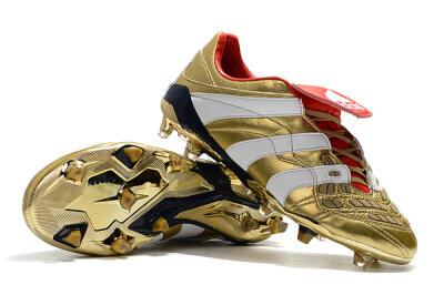 Adidas Predator Accelerator Electricity FG Low-Tops Soccer Cleats - Gold/Red/White